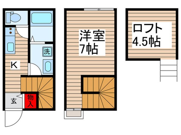 グレースシティ南柏の物件間取画像